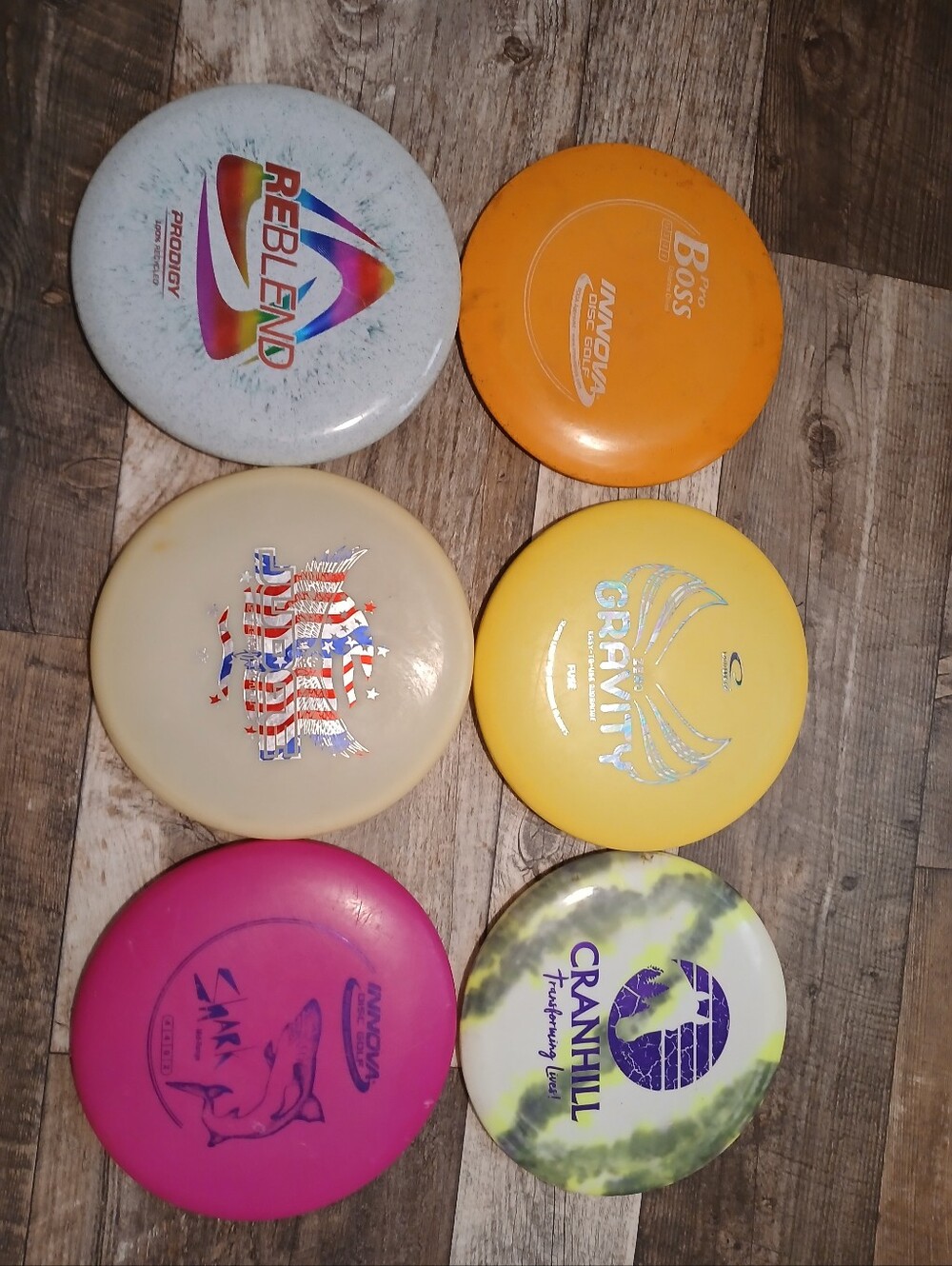 Assorted Disc Golf Disc Set - Pink Disc Included